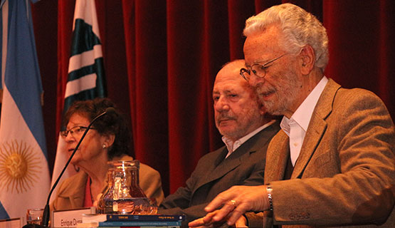 Dussel, visitante ilustre de la UNGS
