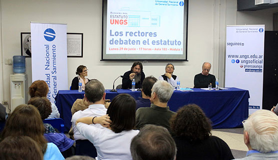 Los rectores debatieron sobre la reforma del Estatuto de la UNGS