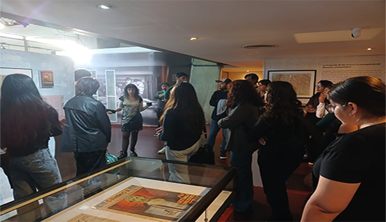 Estudiantes y docentes del Profesorado en Lengua y Literatura visitaron muestras de la Biblioteca Nacional