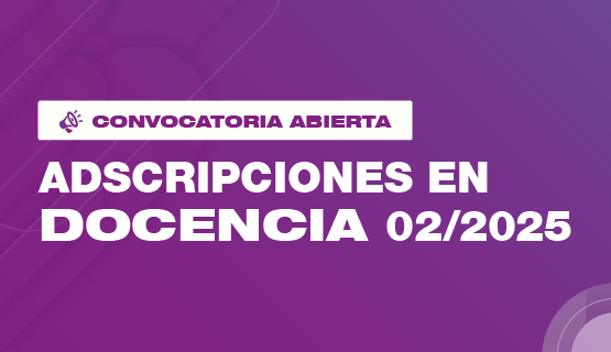 Convocatoria a adscripciones en docencia IDH 02/2025