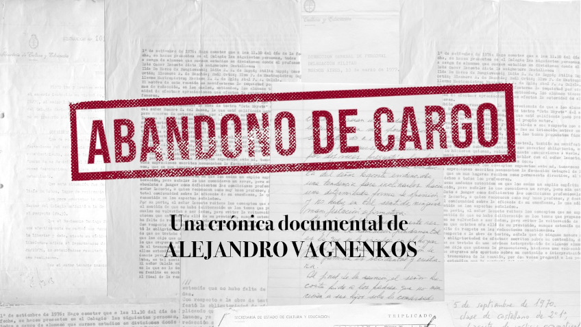 Presentación del documental Abandono de Cargo, de Alejandro Vagnenkos