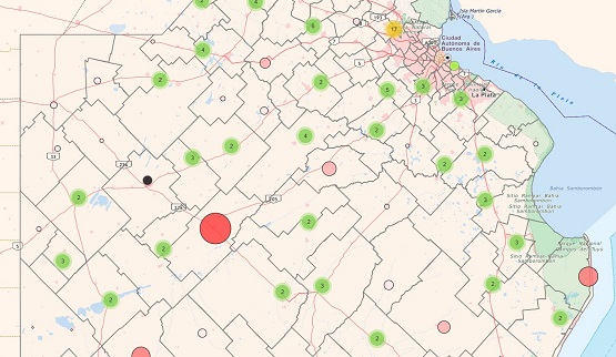 Un mapa interactivo sobre residuos