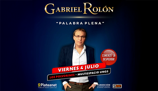 Gabriel Rolón presenta “Palabra plena”