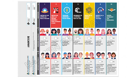 Capacitación sobre cómo votar con la Boleta Única Papel en las elecciones del 26 de octubre