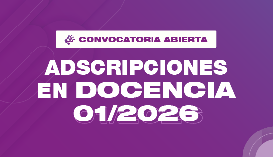 Convocatoria a adscripciones en docencia IDH 01/2026