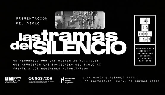 Presentación de la serie audiovisual Las tramas del silencio
