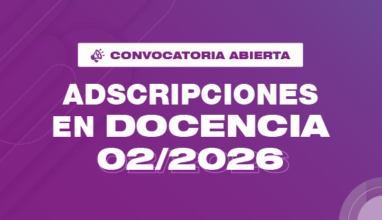 Convocatoria a adscripciones en docencia IDH 02/2026