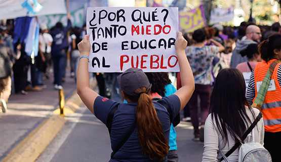 “Hay una batería de medidas tomadas por el Gobierno que son mucho más onerosas que la ley de financiamiento universitario