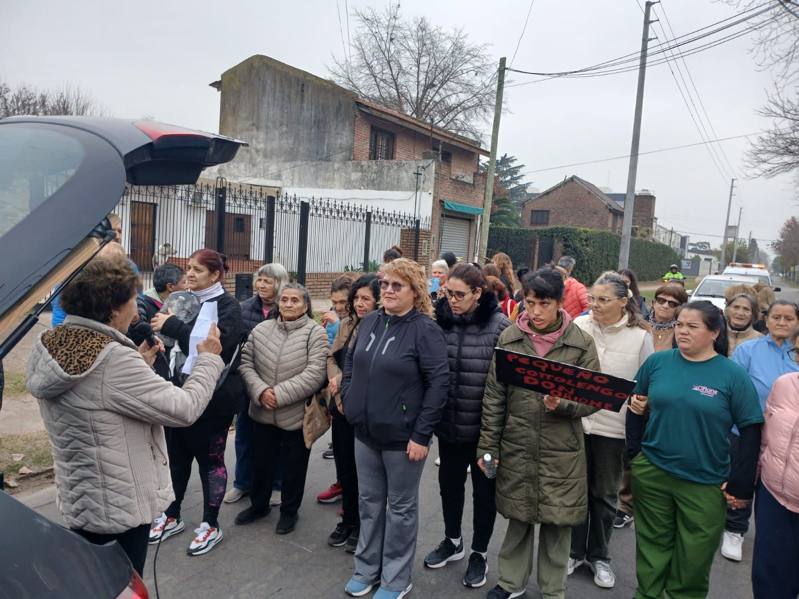 lectura de textos en la caminata