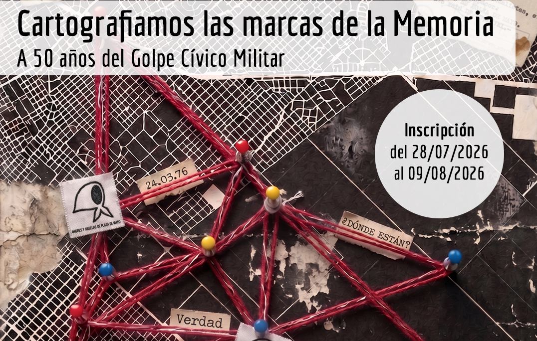 Concurso de Afiches + Podcast: Cartografiamos las marcas de la Memoria