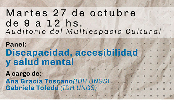 Panel sobre discapacidad, accesibilidad y salud mental, con equipos directivos de escuelas