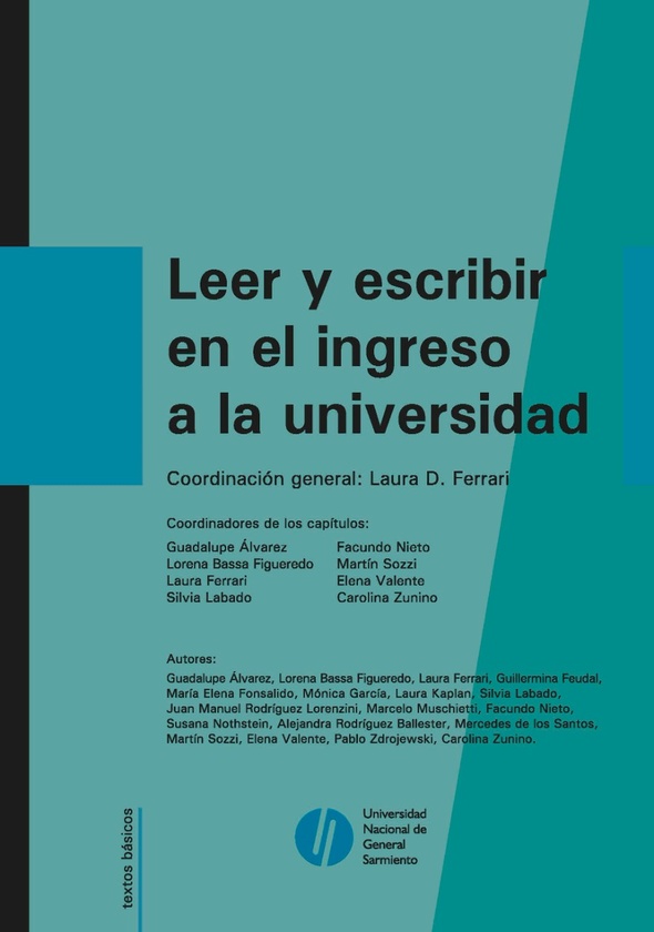 Leer y escribir en el ingreso a la universidad