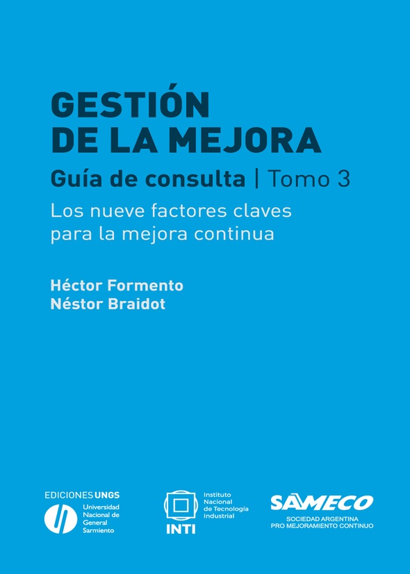 Gestión de la mejora: guía de consulta. Tomo 3