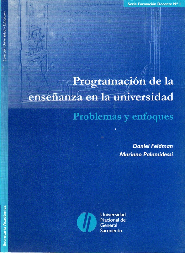 Programación de la enseñanza en la Universidad. Problemas y enfoques