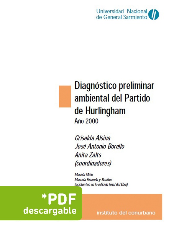 Diagnóstico preliminar ambiental del Partido de Hurlingham (Año 2000)