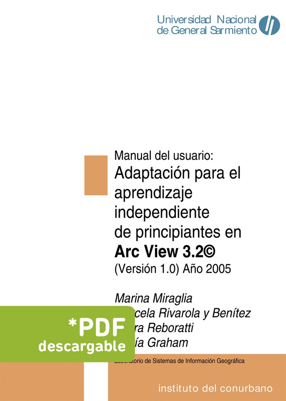 Adaptación para el aprendizaje independiente de principiantes en Arc View 3.2