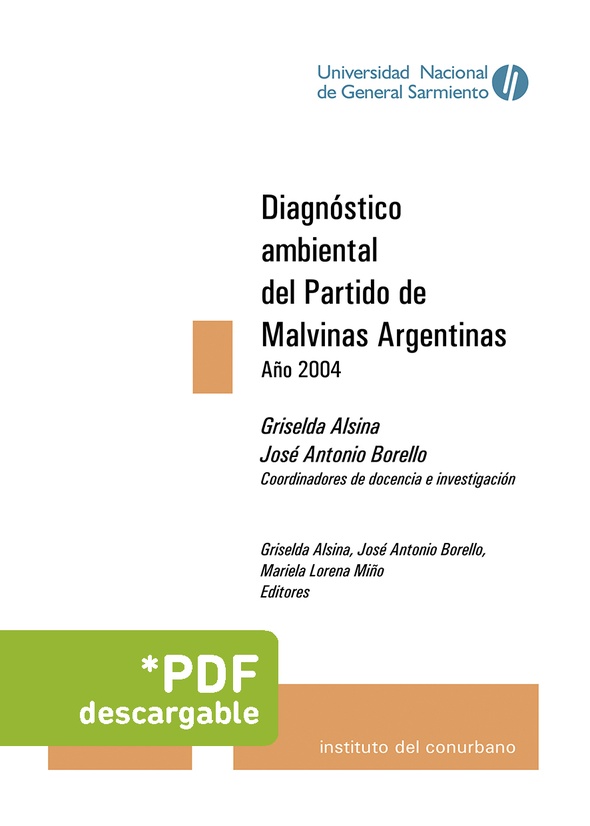Diagnóstico ambiental del Partido de Malvinas Argentinas. Año 2004