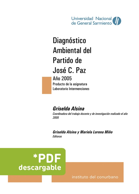 Diagnóstico Ambiental del Partido de José C. Paz. Año 2005